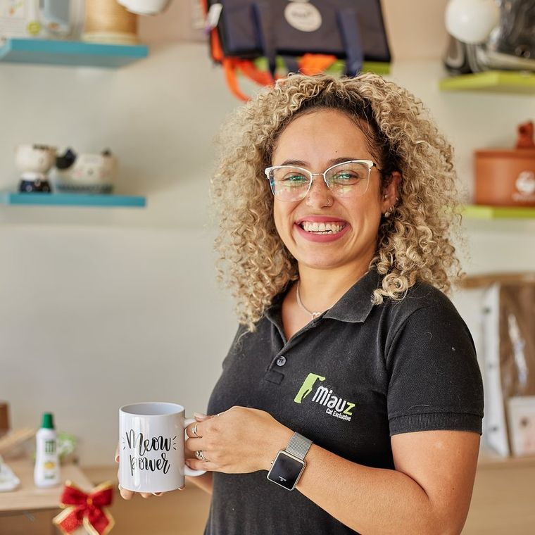Vitória Rejane, gerente da Miauz, na Pituba